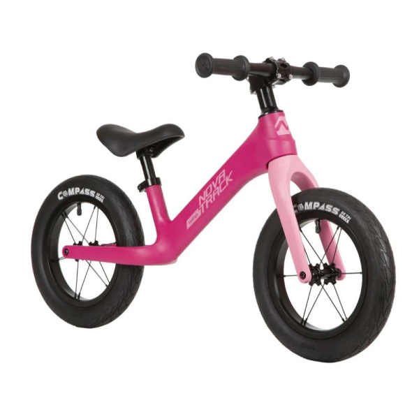 Беговел NOVATRACK 12" INDIGO пурпурный, нейлон, камера, покрышка, алюм.обод