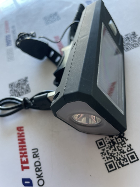 Фара USB сигнал+солнечная батарея FY-316 ST