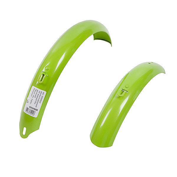 крылья с крепежом 14" зеленые без крепежей