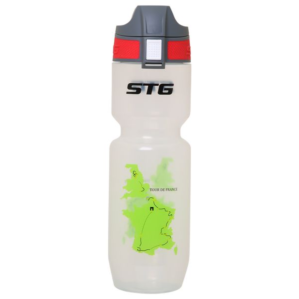 Велофляга STG 750мл  "Tour de France" TRANSPARENT, ED-BT21