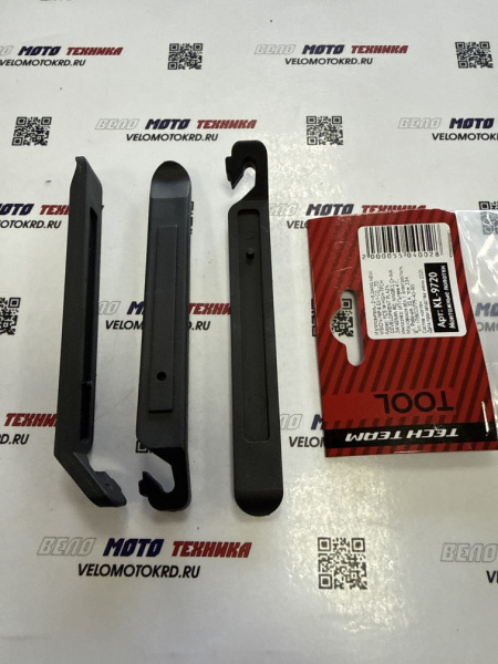 Монтажные лопатки, 3шт, нейлон, черные KL-9720 1/200